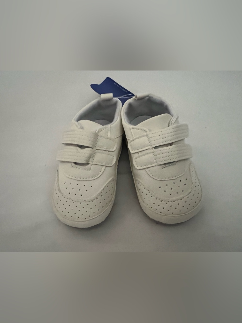 White Kids Velcro Sneakers for Everyday Play